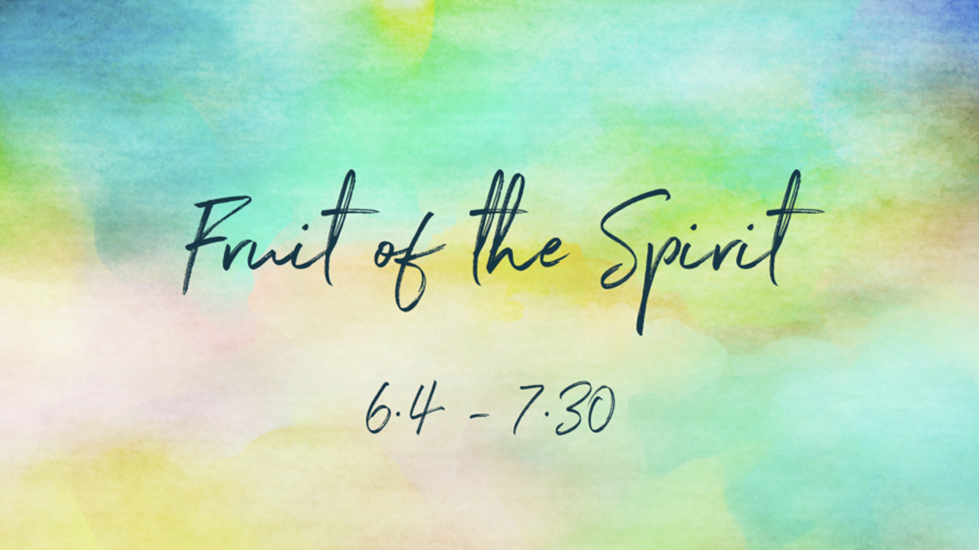 Fruit of the Spirit graphic